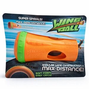 Wing Ball Spiral Football Toy Soft Foam Launcher Max Distance Easy Catch Kids